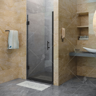 RGW HO-011-B Чёрный/Прозрачное/8 мм/60*195