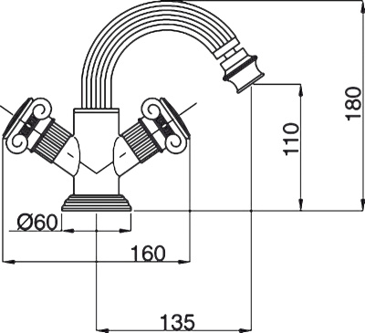 Cezares Olimp OLIMP-BS2-02-M с донным клапаном