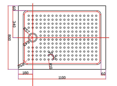 CEZARES TRAY-A-AH-110/80-15-W