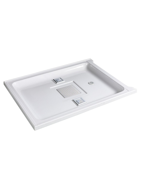 WeltWasser WW500 LAINE XL 804 с поддоном 80x80x227 см