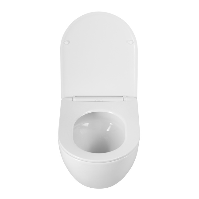 BelBagno AMANDA-TOR BB051CH-TOR-FC/SC безободковый с сиденьем и смывом TORNADO (чаша)