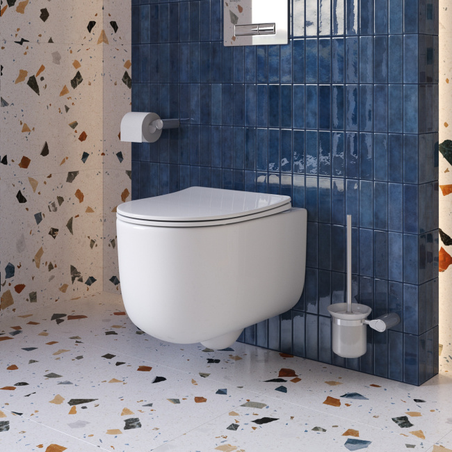 BelBagno SOFT-TOR BB084CH-TOR/SC безободковый с сиденьем и смывом TORNADO (чаша)