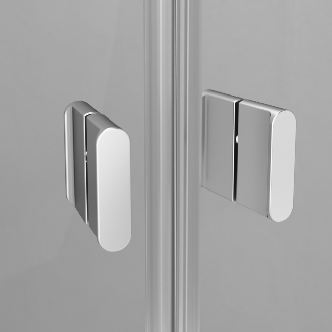 AM.PM W88E-205-080MT64 X-Joy Twin Slide c поддоном, 80x80