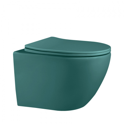 ABBER Bequem AC1101MBG подвесной темно-зеленый матовый, безободковый