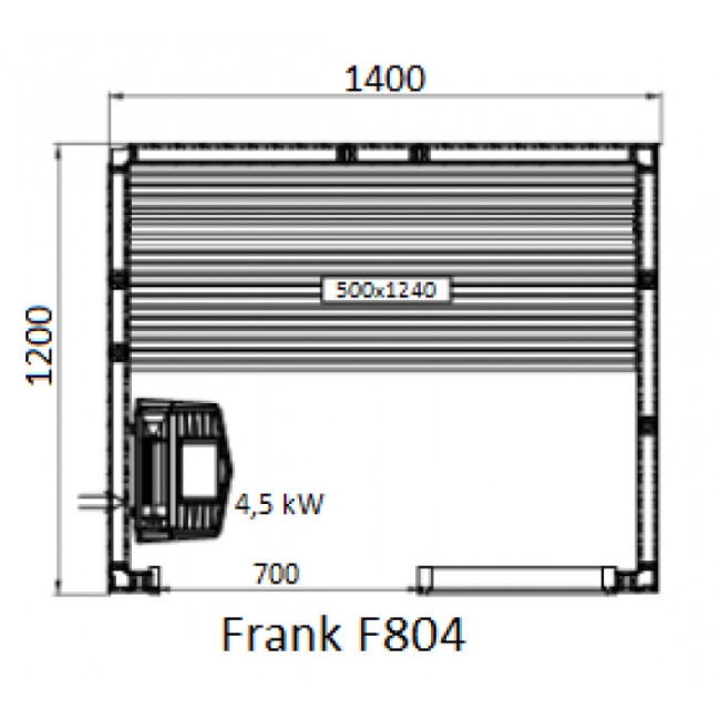 Frank F 808 (180x120x210) Липа Экстра