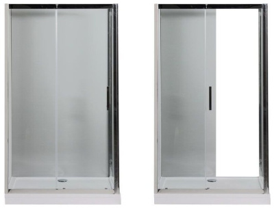 Aquanet Delta NPE1131 120x80, прозрачное стекло без поддона