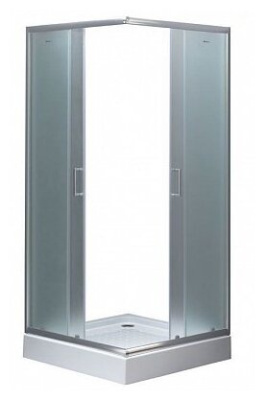 Aquanet SE-900S 90x90, прозрачное стекло без поддона