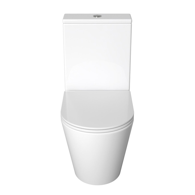 Grossman GR-4458SQ (640х360х835) безободковый,белый с тонкой крышкой,микролифт,смыв торнадо,2 места