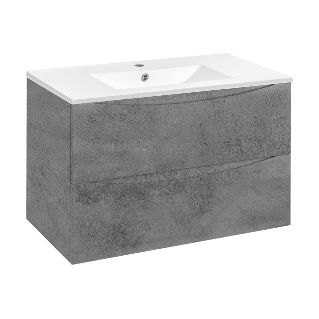 Vincea Mia 900 подвесная, 2 выкатных ящика soft close, Beton