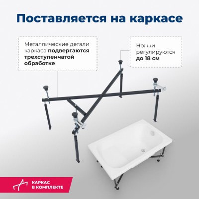 Aquanet Seed 110x70 (с каркасом)