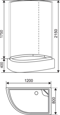 Arcus S-09G R (120*80*215)